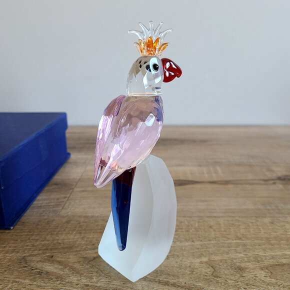 Glass parrot figurine in original box - Picture 7 of 10